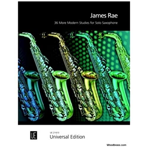 36 More Modern Studies für Saxophon solo (S/A/T/Bar): für Saxophon (S/A/T/Bar). von Universal Edition AG